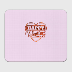 Прямоугольный коврик для мышки Happy Valentine's Day