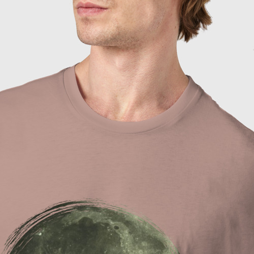 Мужская футболка хлопок Sleepwalker, цвет пыльно-розовый - фото 6