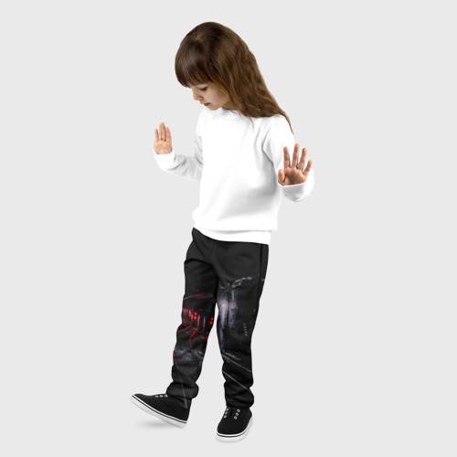 Детские брюки 3D Тоннель Метро, цвет 3D печать - фото 3
