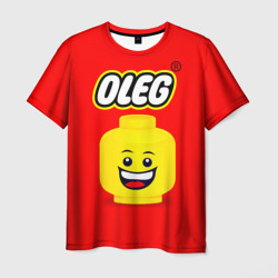Мужская футболка 3D Олег Lego