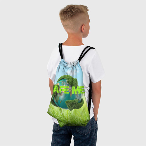 Рюкзак-мешок 3D Спаси планету - фото 4