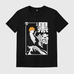Мужская футболка хлопок Тысячилетняя война - Ичиго - Блич