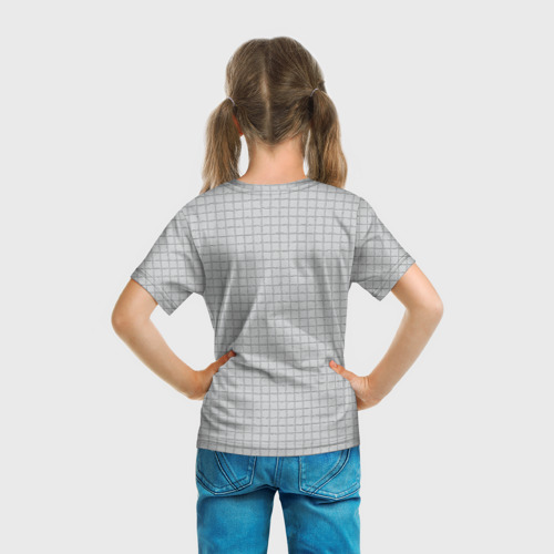 Детская футболка 3D Love - сердечки, цвет 3D печать - фото 6