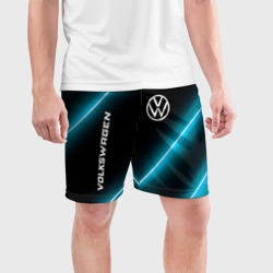 Мужские шорты спортивные Volkswagen неоновые лампы - фото 2