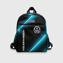 Детский рюкзак 3D Volkswagen неоновые лампы