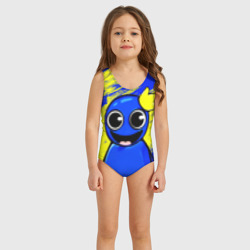 Радужные друзья радостный Синий – Детский купальник 3D с принтом купить