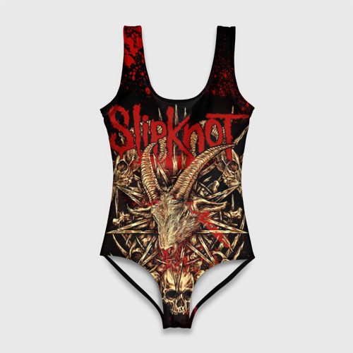 Женский купальник 3D Slipknot red black, цвет 3D печать