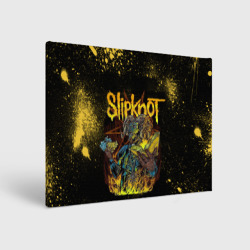 Холст прямоугольный Slipknot Yellow demon