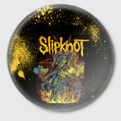 Значок Slipknot Yellow demon