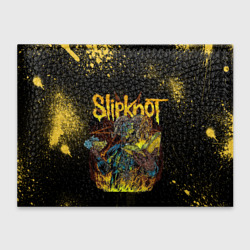 Обложка для студенческого билета Slipknot Yellow demon