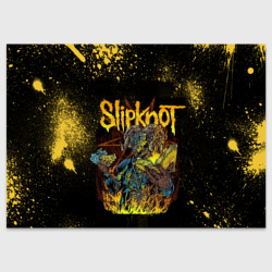 Поздравительная открытка Slipknot Yellow demon