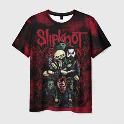 Мужская футболка 3D Slipknot art