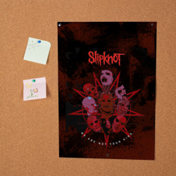Постер Slipknot red satan - фото 2