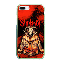 Чехол для iPhone 7Plus/8 Plus матовый Slipknot  бараний череп