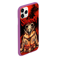 Чехол для iPhone 11 Pro матовый Slipknot  бараний череп - фото 2