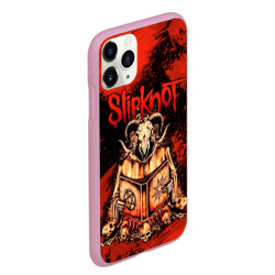 Чехол для iPhone 11 Pro Max матовый Slipknot  бараний череп - фото 2