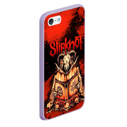 Чехол для iPhone 5/5S матовый Slipknot  бараний череп - фото 2