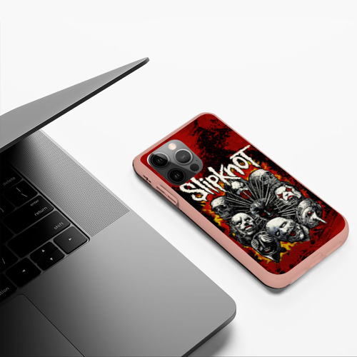 Чехол для iPhone 12 Pro Max с принтом Slipknot rock, фото #5