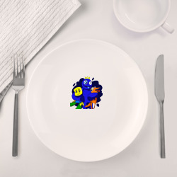 Набор: тарелка + кружка Радужные друзья: все персонажи - фото 2