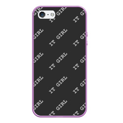 Чехол для iPhone 5/5S матовый Программисты - IT girl