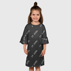 Детское платье 3D Программисты - IT girl - фото 2