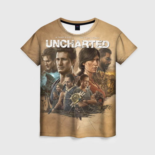 Женская футболка 3D Uncharted: Legacy of Thieves Collection, цвет 3D печать