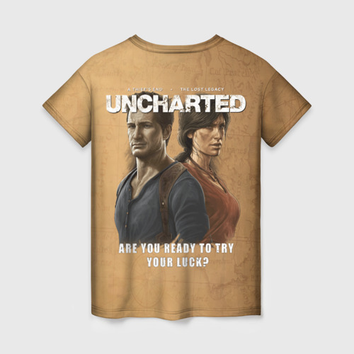 Женская футболка 3D Uncharted: Legacy of Thieves Collection, цвет 3D печать - фото 2