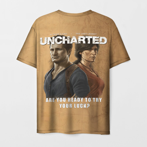 Мужская футболка 3D Uncharted: Legacy of Thieves Collection, цвет 3D печать - фото 2