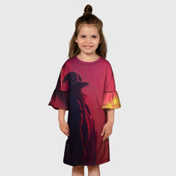 Детское платье 3D Киберпанк футуристический доктор чумы - фото 2