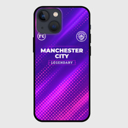 Чехол для iPhone 13 mini Manchester City legendary sport grunge