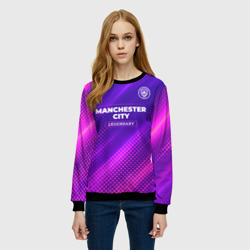 Женский свитшот 3D Manchester City legendary sport grunge - фото 2