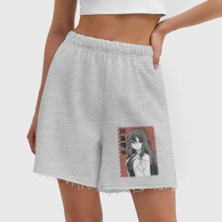 Женские шорты oversize футер хлопок Милая Рио Футаба - фото 2