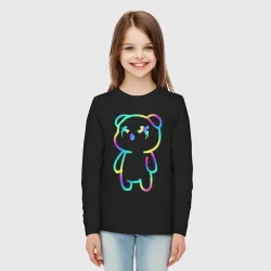 Детский лонгслив хлопок Cool neon bear - фото 2