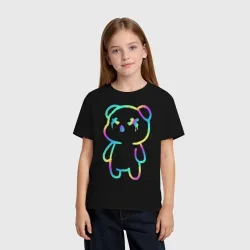 Детская футболка хлопок Cool neon bear - фото 2