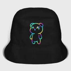 Детская панама хлопок Cool neon bear