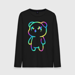 Мужской лонгслив хлопок Cool neon bear