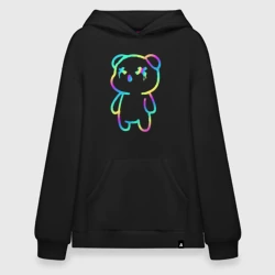 Худи SuperOversize хлопок Cool neon bear