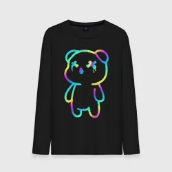 Мужской лонгслив хлопок Cool neon bear