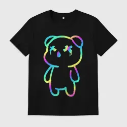Мужская футболка хлопок Cool neon bear