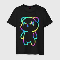 Мужская футболка хлопок Cool neon bear