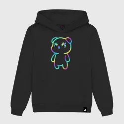 Мужская толстовка хлопок Cool neon bear