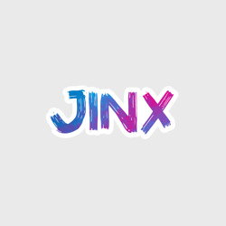 Jinx Джинкс из Аркейн – Наклейка с принтом купить