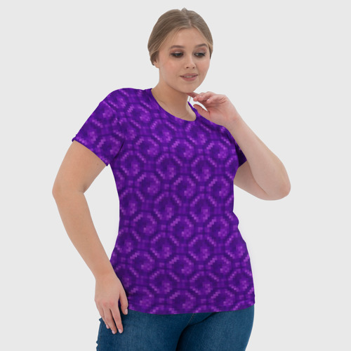 Женская футболка 3D с принтом Портал в незер, фото #4