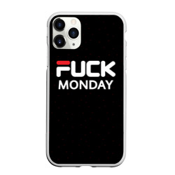Чехол для iPhone 11 Pro Max матовый Fuck monday antibrand