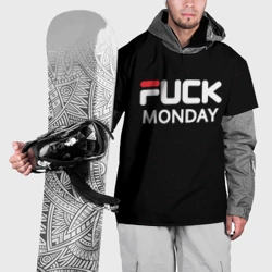 Накидка на куртку 3D Fuck monday antibrand