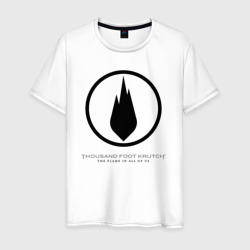 The Flame in All of Us - Thousand Foot Krutch – Мужская футболка хлопок с принтом купить со скидкой в -20%