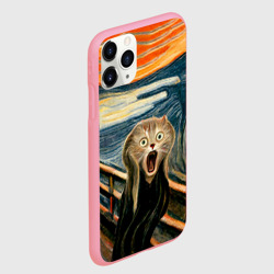 Чехол для iPhone 11 Pro Max матовый Нейросеть - крик кота - фото 2