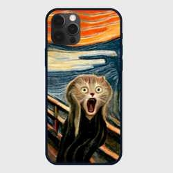 Нейросеть - крик кота – Чехол для iPhone 12 Pro с принтом купить