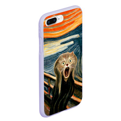Чехол для iPhone 7Plus/8 Plus матовый Нейросеть - крик кота - фото 2