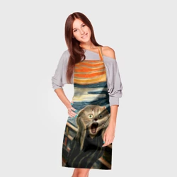 Фартук 3D Нейросеть - крик кота - фото 2